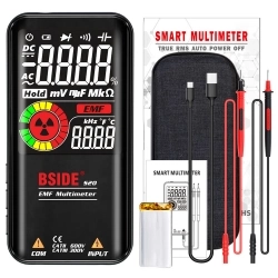 BSIDE S20 Electromagnetic Radiation Detector, Intelligent Multimeter, Color Screen, 9999 Counts