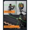 12 Lines Laser Level CIGMAN CM-S01, With APP Control, 3x360°, Self-leveling & Manual Mode, Stepless Dimming