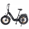 E-Bike MYATU MYT-20XD Step-thru Trekkingrad, 250W 36V 25AH(900Wh) 25KM/H 100KM 7 Gang 20"*4" Fat Reifen,  EU-konformes-Schwarz