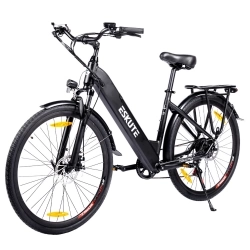 Elektrische fiets ESKUTE ES-28-SDXK, 250W motor, 36V 20Ah accu, 28*1.75-inch banden, 25km/h max snelheid - Zwart