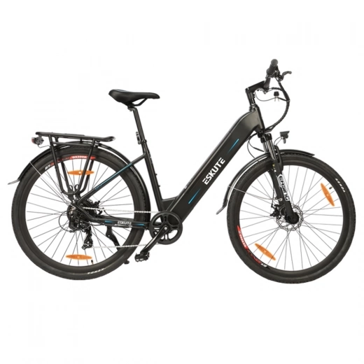 

ESKUTE ES-28-SD Electric Bike, 250W Motor, 36V 14.5Ah Battery, 28 x 1.75'' Tires, 25km/h Max Speed - Black