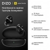 Realme DIZO GoPods D TWS Wireless Bluetooth Earbuds, Environment Noise Cancellation, Bluetooth 5.0 - Black