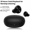 Realme DIZO GoPods D TWS Wireless Bluetooth Earbuds, Environment Noise Cancellation, Bluetooth 5.0 - Black