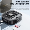 ESSAGER Type-C To Type-C 1m Data Cable, USB Micro Lightning Connectors, PD 60W Fast Charging - Black