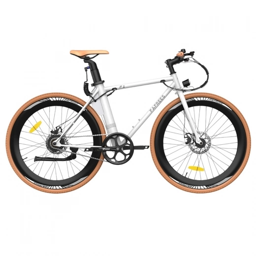 

City Electric Bike Fafrees F1, 250W Motor, 36V 10AH, CST 700C*38C Tires, 25km/h, 40N.M, 90km - Orange White