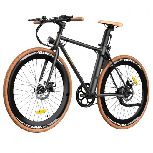 Elektrische fiets voor in de stad Fafrees F1, 250W motor, 36V 10AH, CST 700C*38C banden, 25km/u, 40N.M, 90km - Oranje Zwart