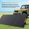 Blackview Oscal PM400 400W Foldable Solar Panel  Adjustable Kickstand   ≥22 7% Solar Conversion Efficiency  ETFE Material