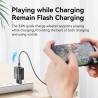 ESSAGER 33W GaN Charger  USB-A   Type-C  PD 3 0 QC 3 0 Fast Charging  Intelligent Charging Protection  for iPhone iPad Xiaomi M