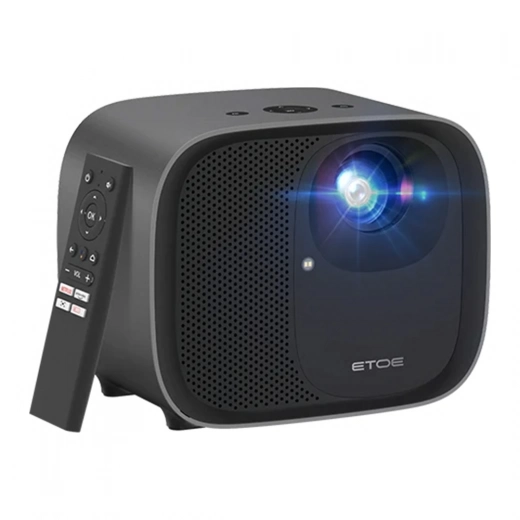 

Projector ETOE E3 Pro, 500 ANSI, Native 1080P, 4K Decoding, Google TV, Auto Focus & Keystone Correction - Black