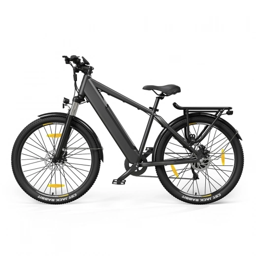 E-Bike  T1 Step-over Elektrisches Trekkingrad, 36V 13AH 250W 25KM/H 100KM Long Range 27.5" CST-Reifen