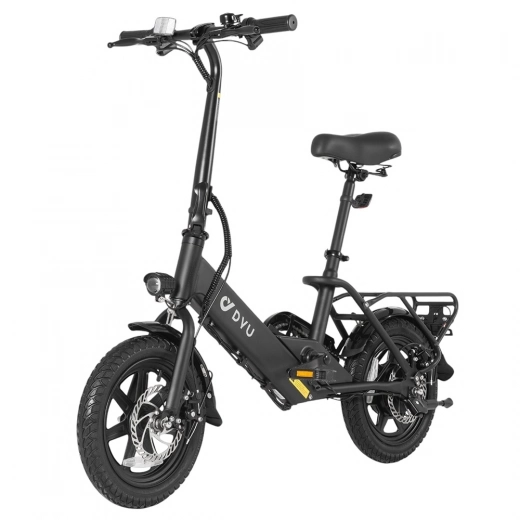 DYU C3 Folding Electric Bike  250W Motor  36V 7 5AH Battery  14 Inch Tires  25km/h Max Speed  37km Range  Front 