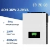 DAXTROMN POWER 3000W 3 2KVA Solar Inverter  Built-in 80A MPPT Solar Controller  24V 230VAC 50/60HZ Hybrid System  400VDC Input 