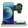 W336 3 in 1 Wireless Charger for iPhone/ Samsung/ Airpods/ Apple Watch