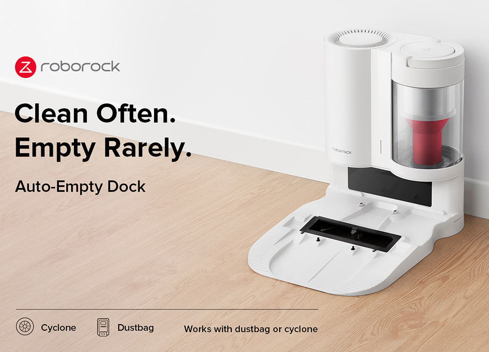 Intelligent Dust Collector Auto-Empty Dock Automatic Suction Station For Roborock  S7 Robot Vacuum Cleaner 